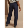 Navy Blue - Side - Regatta Ladies New Action Trouser (Long) - Pants