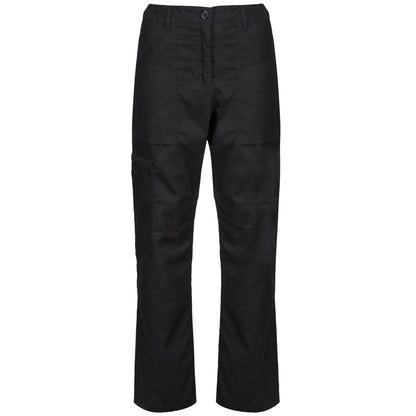 Black - Front - Regatta Ladies New Action Trouser (Long) - Pants