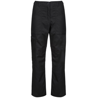 Black - Front - Regatta Ladies New Action Trouser (Regular) - Pants