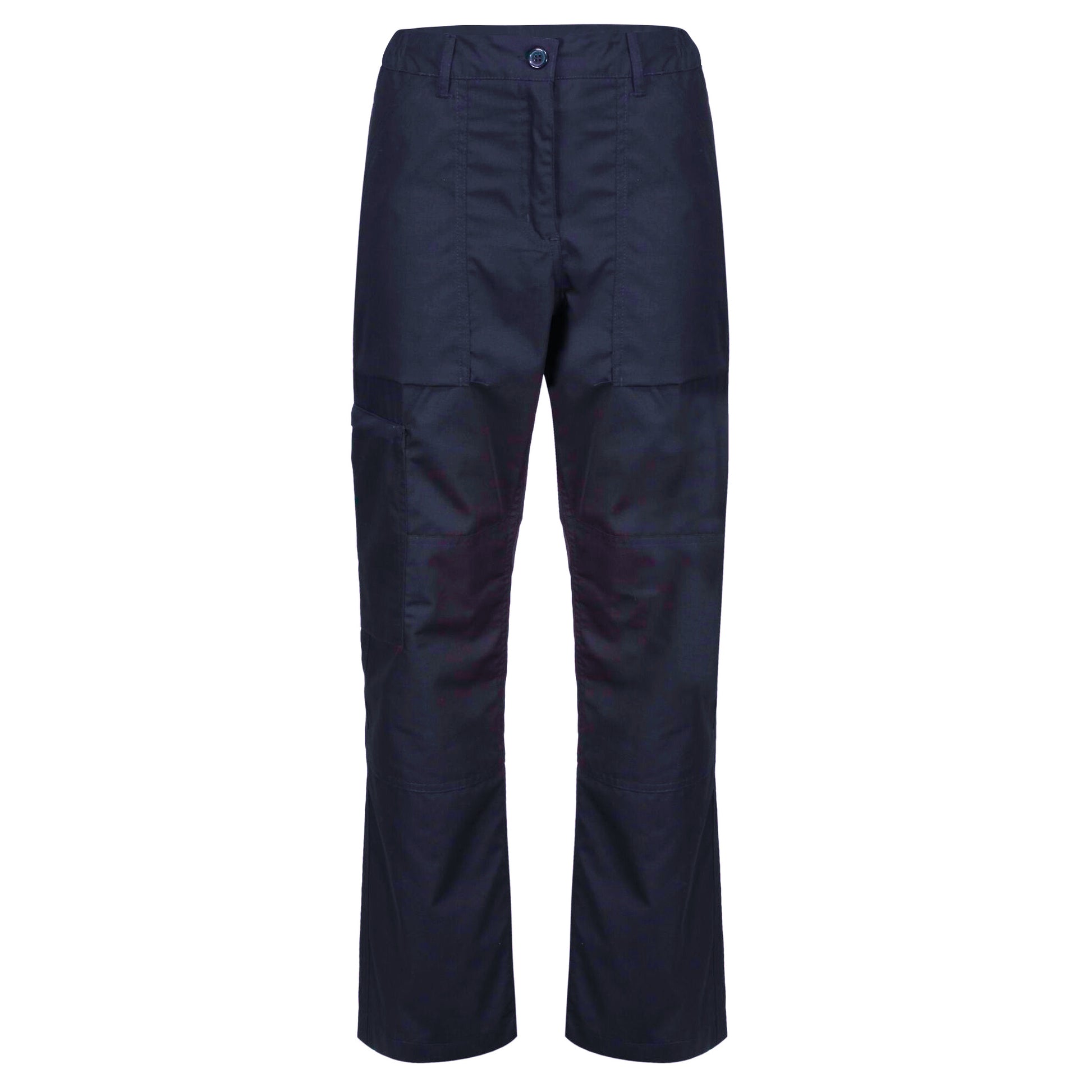 Navy Blue - Front - Regatta Ladies New Action Trouser (Regular) - Pants