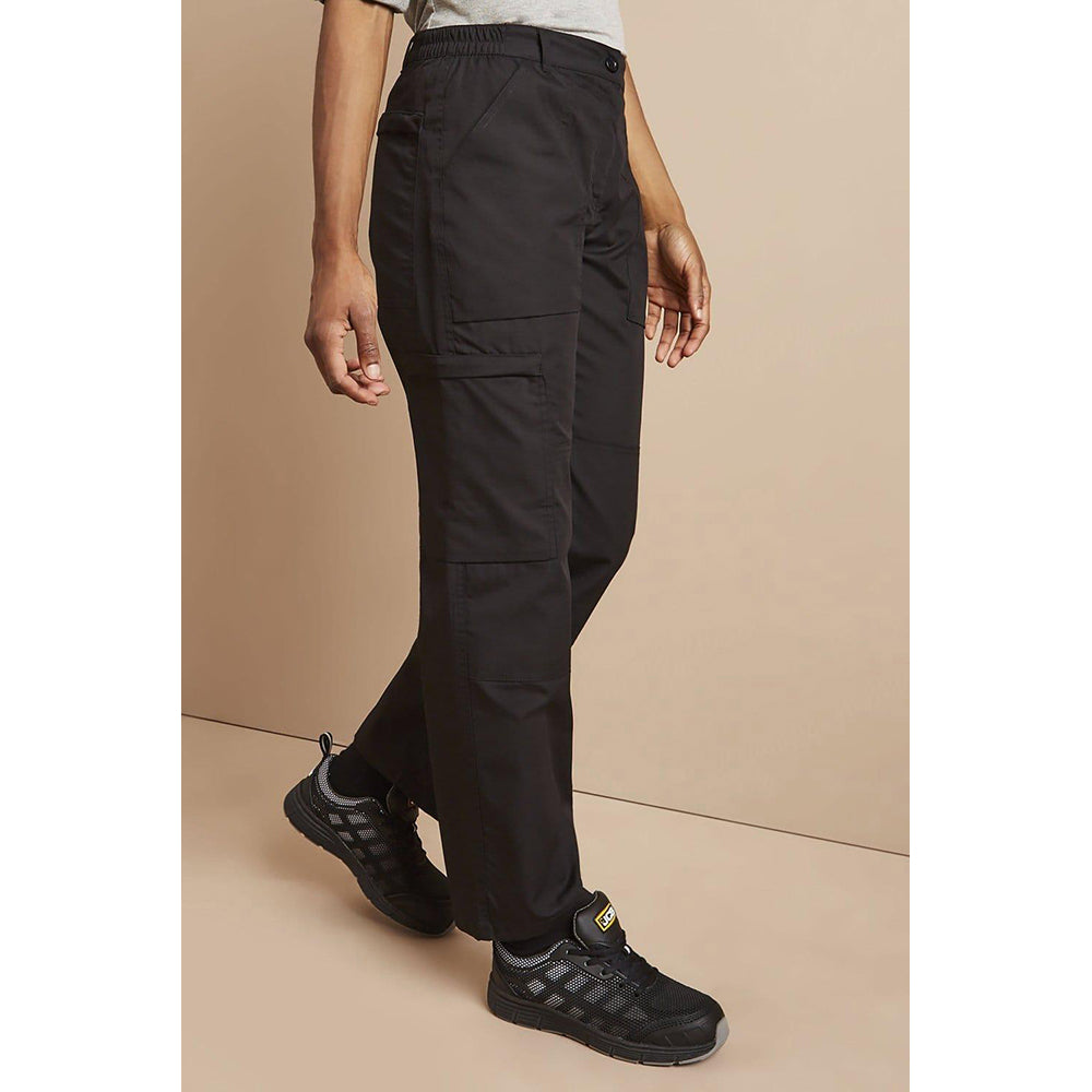 Black - Back - Regatta Ladies New Action Trouser (Short) - Pants