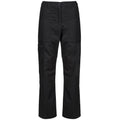 Black - Front - Regatta Ladies New Action Trouser (Short) - Pants