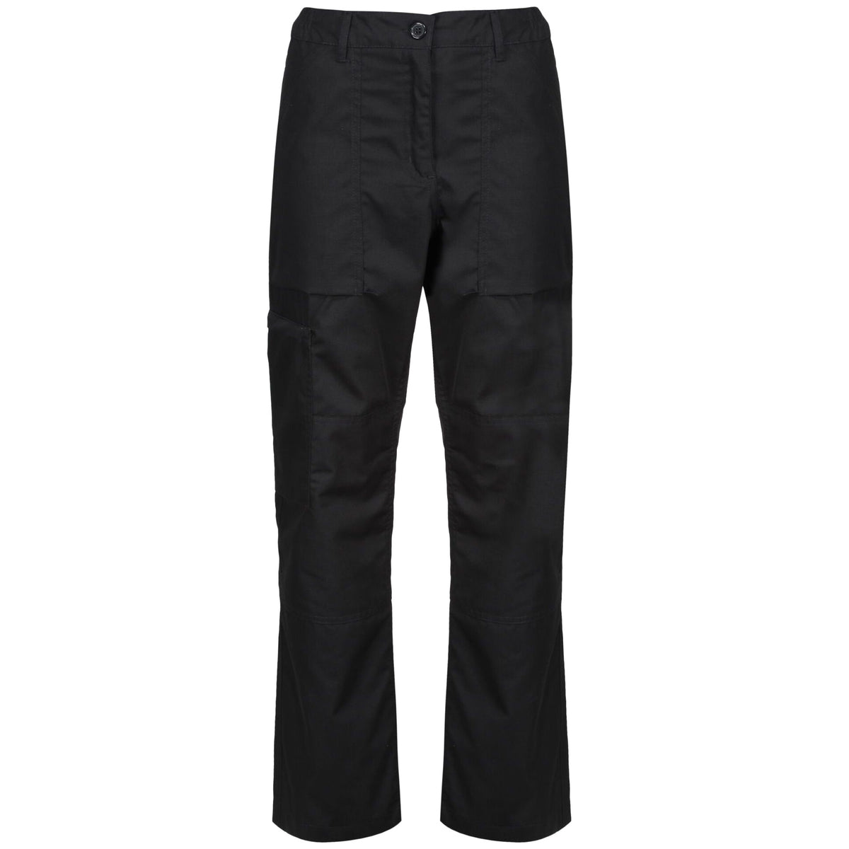 Black - Front - Regatta Ladies New Action Trouser (Short) - Pants
