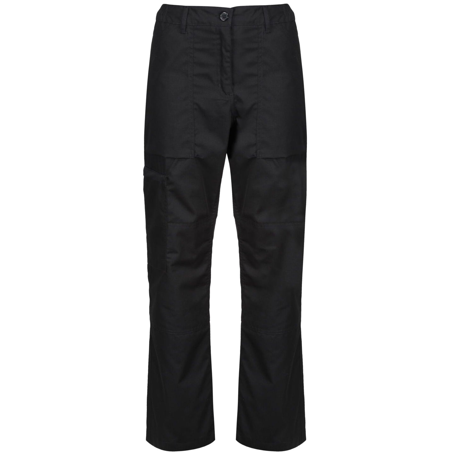 Black - Front - Regatta Ladies New Action Trouser (Short) - Pants
