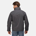 Seal Grey-Black - Back - Regatta Dover Waterproof Windproof Jacket (Thermo-Guard Insulation)