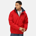 Classic Red-Navy - Side - Regatta Dover Waterproof Windproof Jacket (Thermo-Guard Insulation)