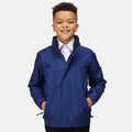 Royal-Navy - Back - Regatta Kids-Childrens Waterproof Windproof Dover Jacket