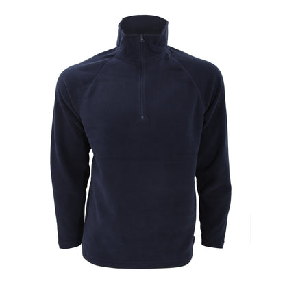 Navy Blue - Front - Result Mens Core Micron Anti-Pill Fleece Top