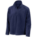 Navy Blue - Back - Result Mens Core Micron Anti-Pill Fleece Top