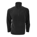 Black - Front - Result Mens Core Micron Anti-Pill Fleece Top