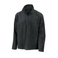 Black - Back - Result Mens Core Micron Anti-Pill Fleece Top