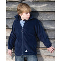 Navy Blue - Back - Result Core Childrens-Kids Micron Fleece Jacket
