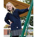 Navy Blue - Lifestyle - Result Core Childrens-Kids Micron Fleece Jacket