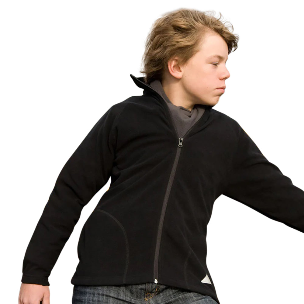 Black - Back - Result Core Childrens-Kids Micron Fleece Jacket