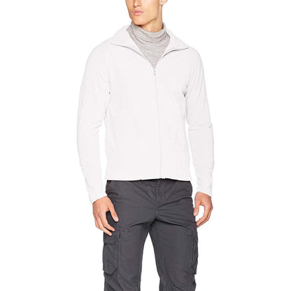 White - Side - Result Core Mens Micron Anti Pill Fleece Jacket