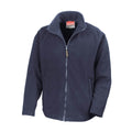 Navy Blue - Front - Result Mens High Grade Microfleece Horizon Showerproof Breathable Jacket