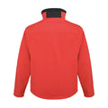 Red-Black - Side - Result Mens Softshell Activity Waterproof Windproof Jacket