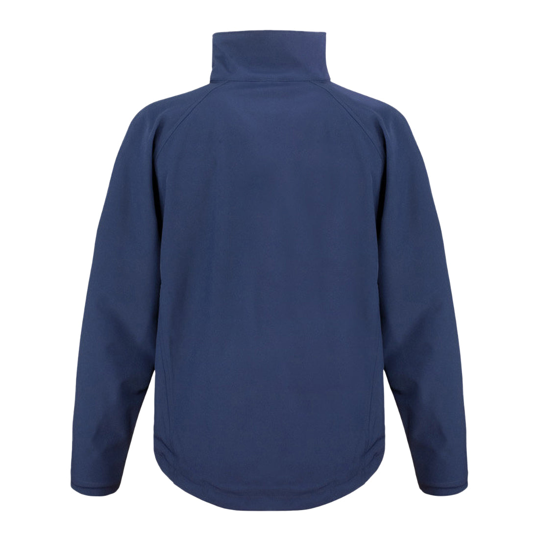Navy Blue - Back - Result Mens 2 Layer Base Softshell Breathable Wind Resistant Jacket