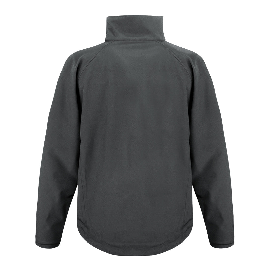 Black - Back - Result Mens 2 Layer Base Softshell Breathable Wind Resistant Jacket