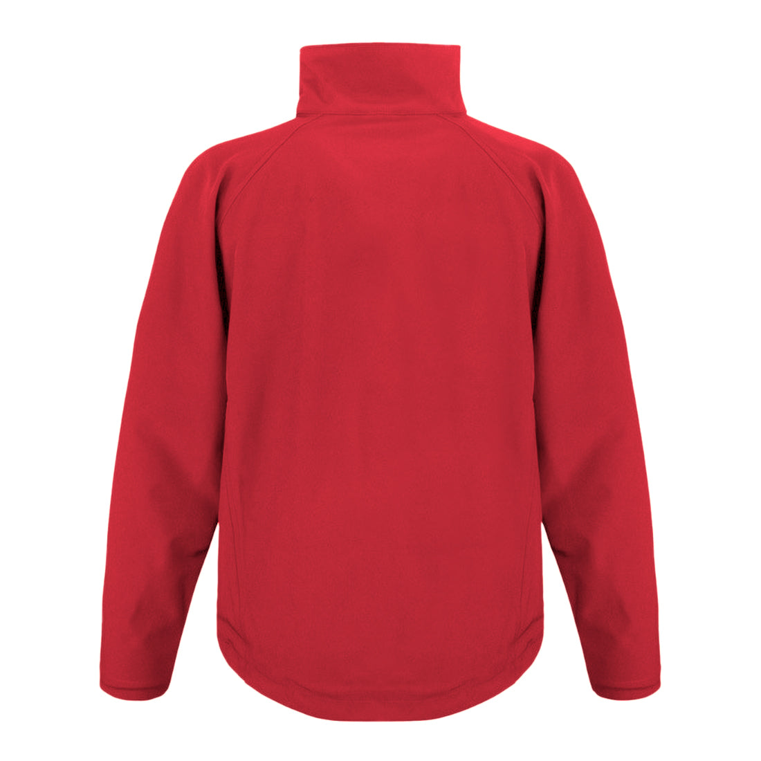 Red - Back - Result Mens 2 Layer Base Softshell Breathable Wind Resistant Jacket