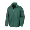 Forest Green - Front - Result Mens Osaka TECH Performance Combined Pile Softshell Waterproof Windproof Jacket