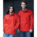 Red-Navy - Back - Result Mens Reversible StormDri 4,000 Waterproof Windproof Anti Pilling Fleece Jacket