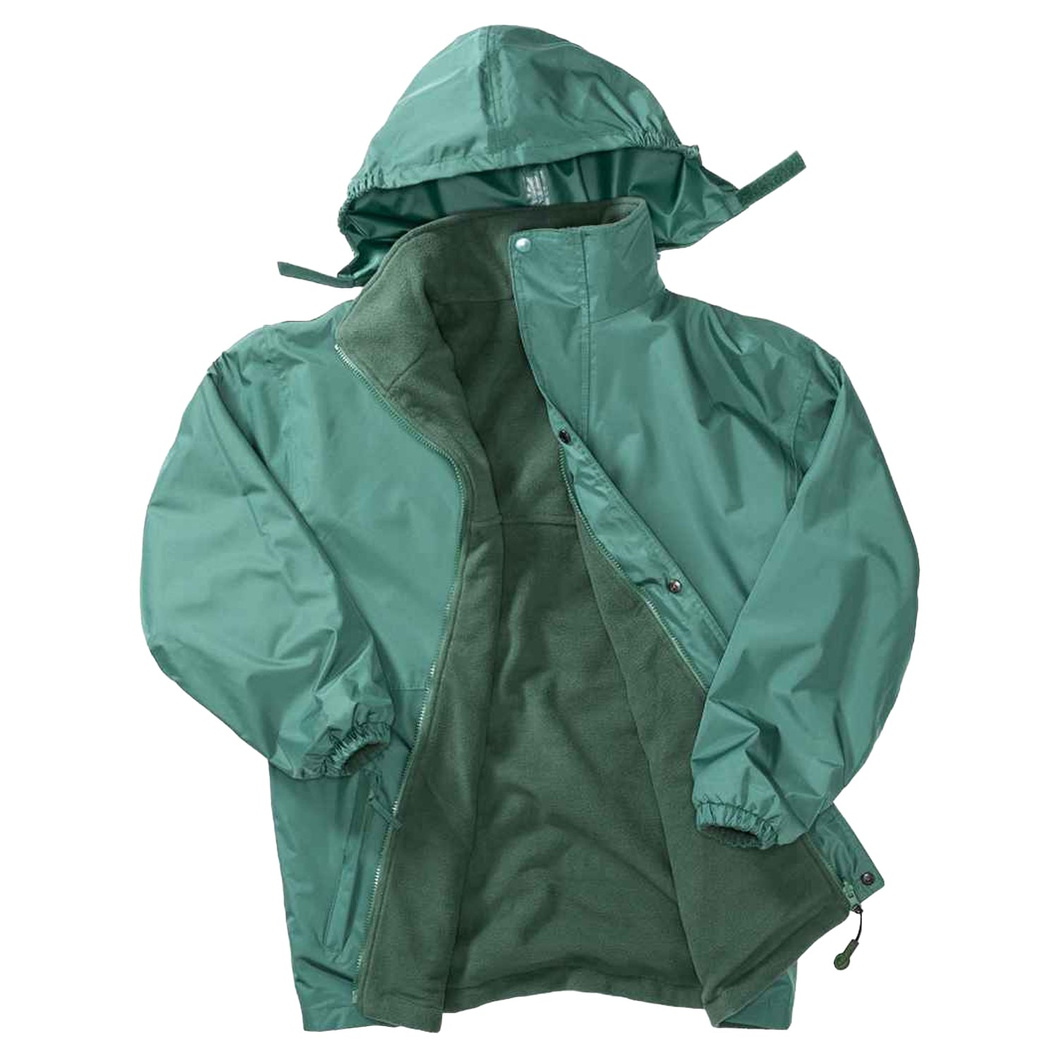 Bottle Green-Bottle Green - Back - Result Mens Reversible StormDri 4,000 Waterproof Windproof Anti Pilling Fleece Jacket