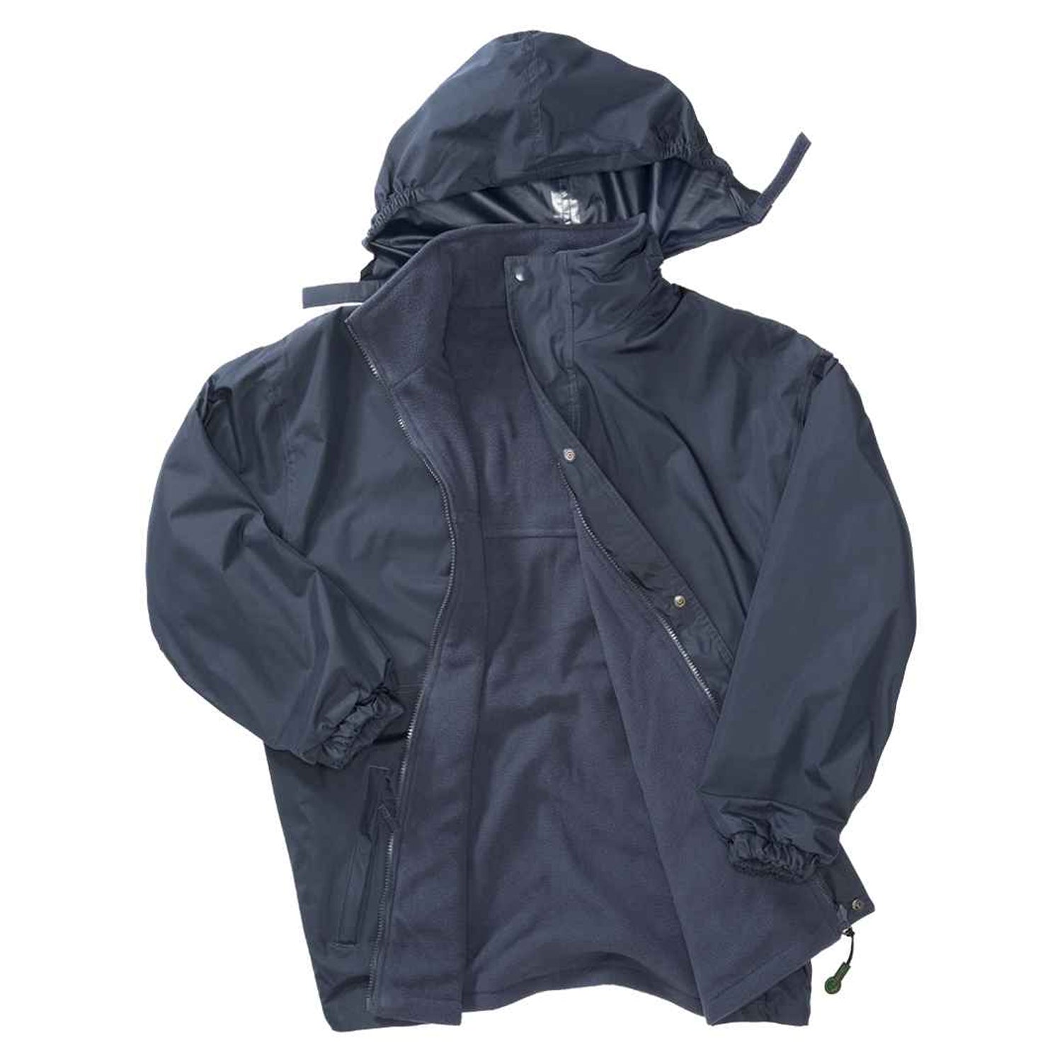 Navy-Navy - Back - Result Mens Reversible StormDri 4,000 Waterproof Windproof Anti Pilling Fleece Jacket