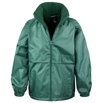 Bottle Green - Front - Result Childrens-Kids Core Youth DWL Jacket