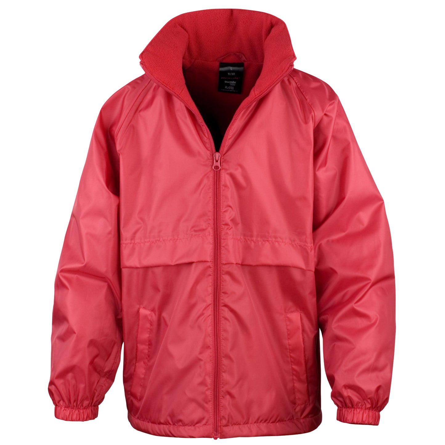 Red - Front - Result Childrens-Kids Core Youth DWL Jacket