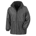 Black - Front - Result Mens Core Adult DWL Jacket (With Fold Away Hood)