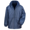 Navy Blue - Front - Result Mens Core Adult DWL Jacket (With Fold Away Hood)