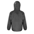 Black - Back - Result Mens Core Lightweight Waterproof Shield Windproof Jacket