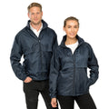 Navy Blue - Back - Result Mens Core Lightweight Waterproof Shield Windproof Jacket