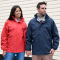 Navy Blue - Back - Result Mens Core Midweight Waterproof Windproof Jacket