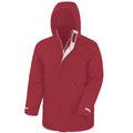 Burgundy - Back - Result Mens Core Winter Parka Waterproof Windproof Jacket