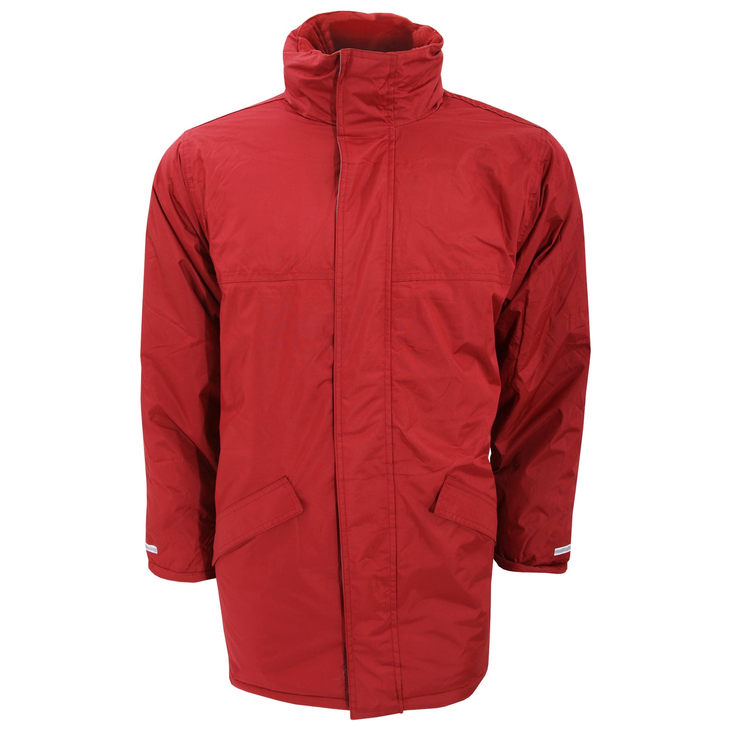 Red - Front - Result Mens Core Winter Parka Waterproof Windproof Jacket