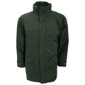 Bottle Green - Front - Result Mens Core Winter Parka Waterproof Windproof Jacket