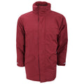 Burgundy - Front - Result Mens Core Winter Parka Waterproof Windproof Jacket