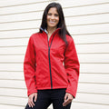 Red - Side - Result Core Ladies Soft Shell Jacket