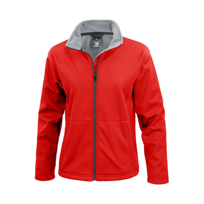 Red - Front - Result Core Ladies Soft Shell Jacket