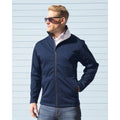 Navy Blue - Back - Result Core Mens Soft Shell 3 Layer Waterproof Jacket