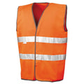 Hi Vis Orange - Front - Result Mens Motorist Safety Hi-Vis Vest - Workwear