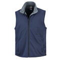 Navy Blue - Front - Result Mens Core Soft Shell Bodywarmer Jacket