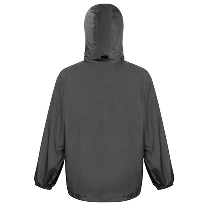 Black - Back - Result Mens Core 3-in-1 Jacket With Quilted Bodywarmer Jacket