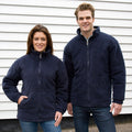 Navy Blue - Back - Result Core Mens Polartherm Fleece Jacket