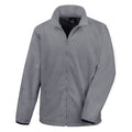 Pure Grey - Front - Result Mens Core Fashion Fit Outdoor Fleece Jacket