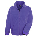 Purple - Front - Result Mens Core Fashion Fit Outdoor Fleece Jacket
