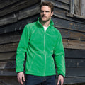 Vivid Green - Back - Result Mens Core Fashion Fit Outdoor Fleece Jacket