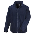 Navy Blue - Front - Result Mens Core Fashion Fit Outdoor Fleece Jacket